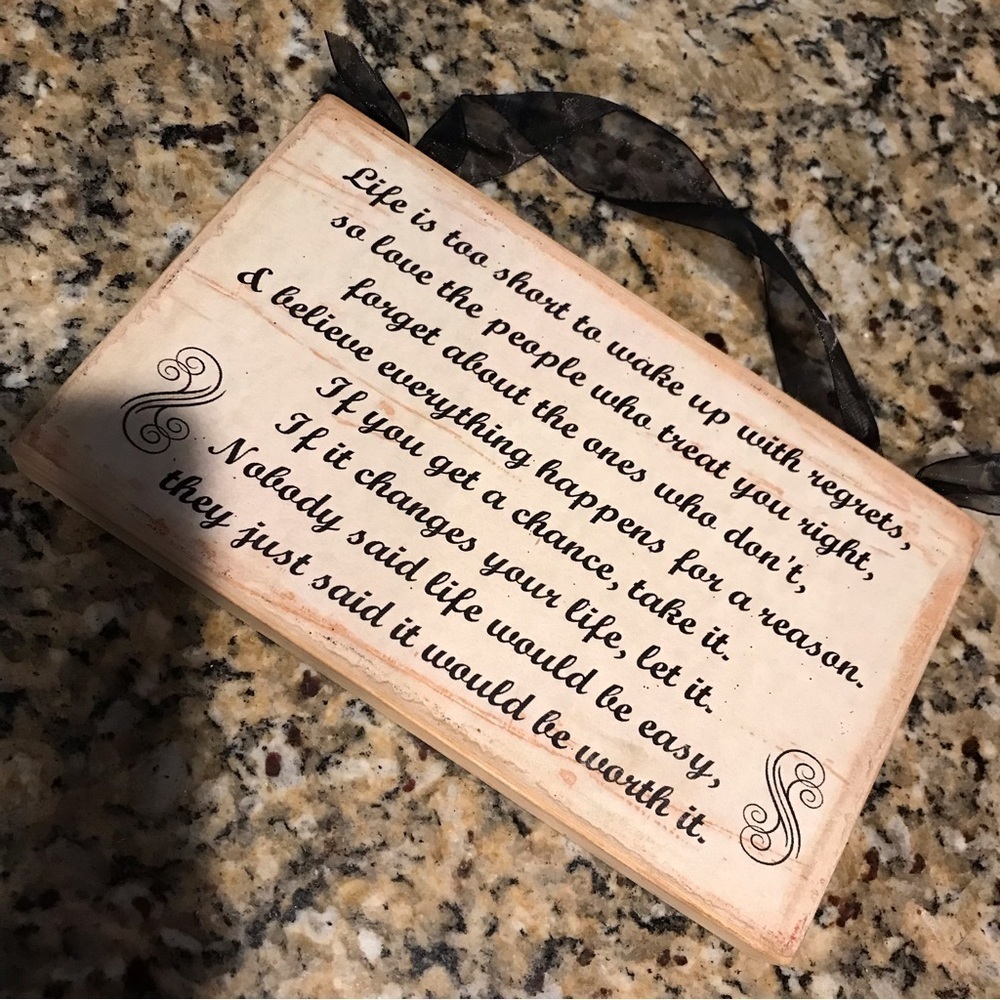 ▪️Handmade Wooden Sign